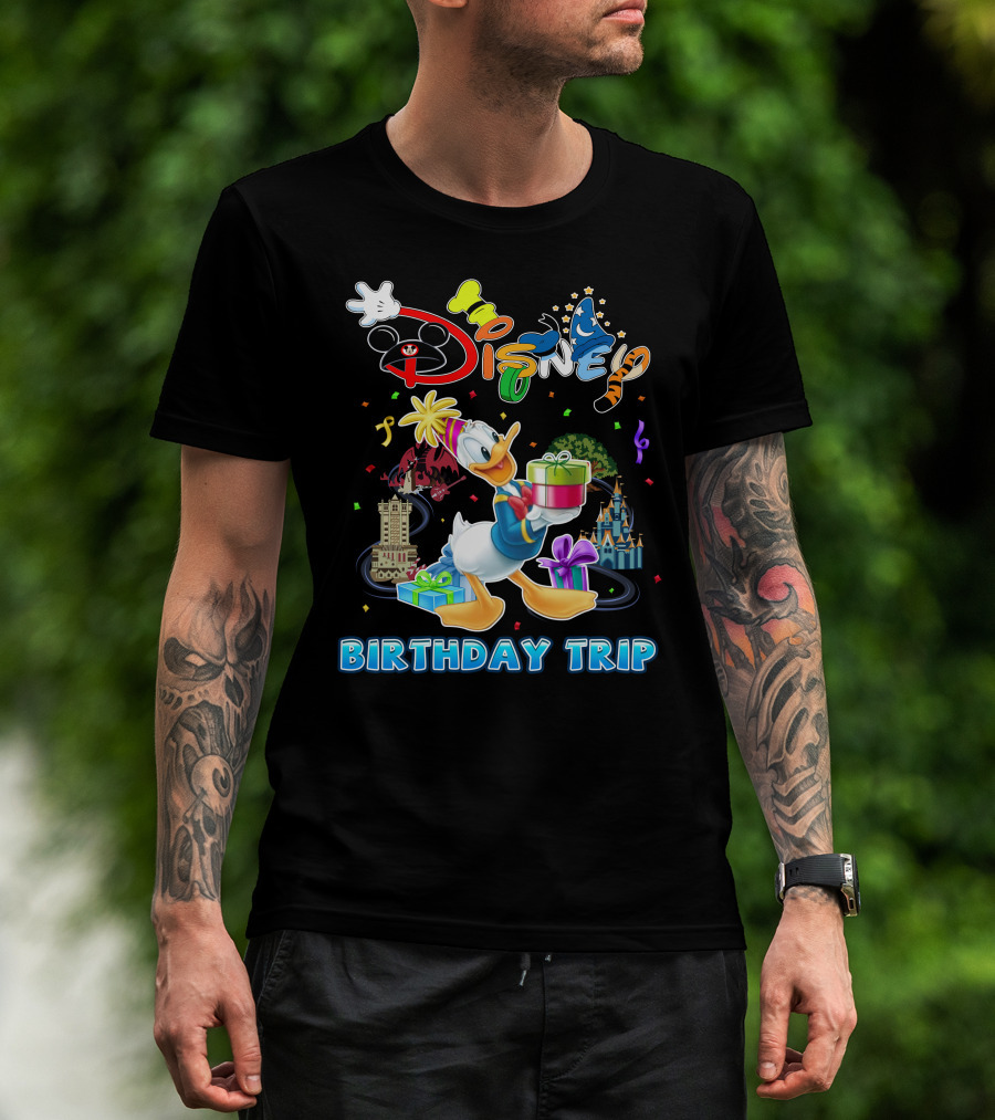 Disney Donald Birthday Trip T-Shirt