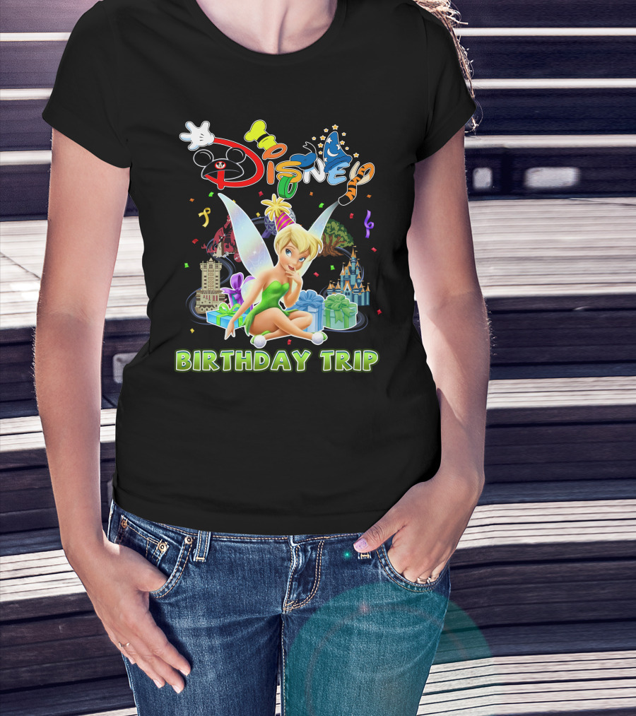 Disney Tinkerbell Birthday Trip Adventure T-Shirt