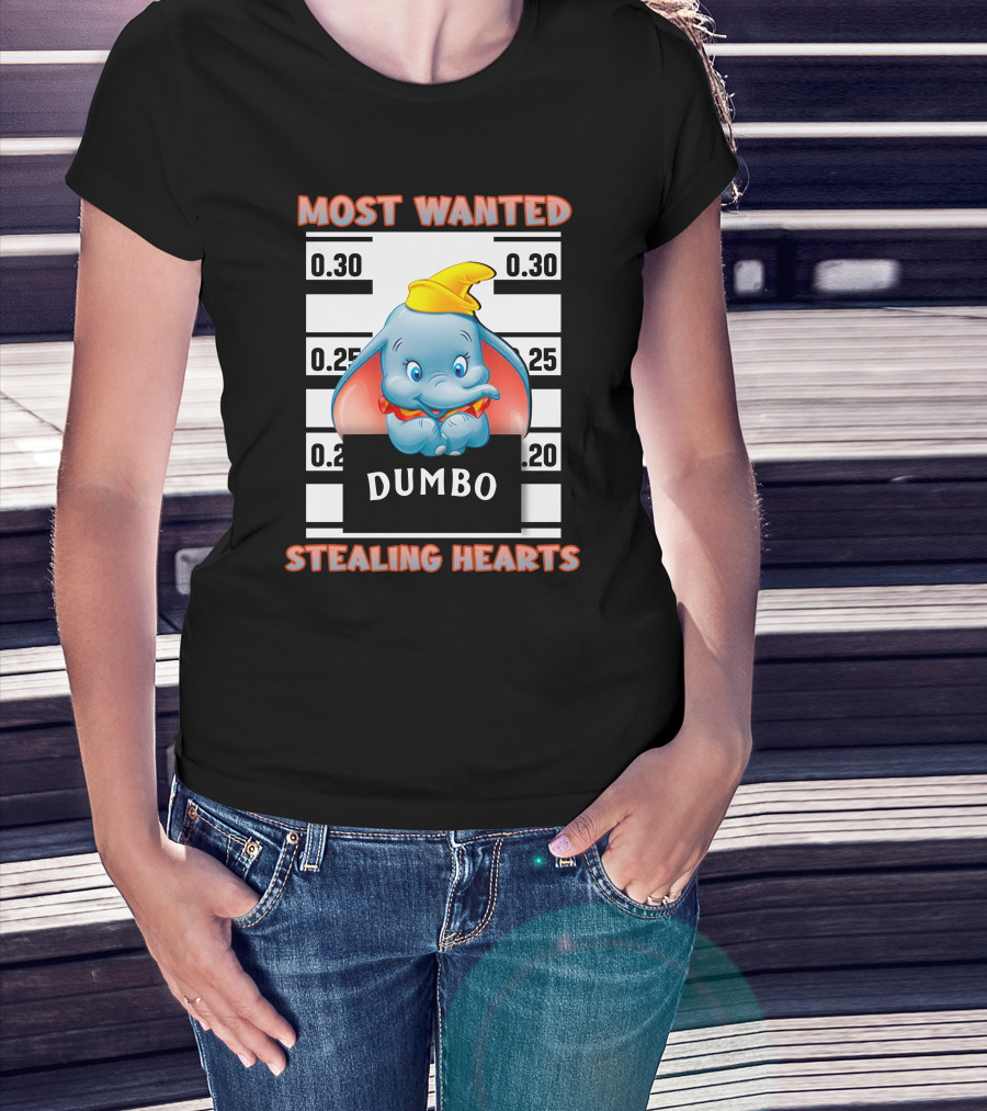 Most Wanted Dumbo Stealing Hearts T-Shirt