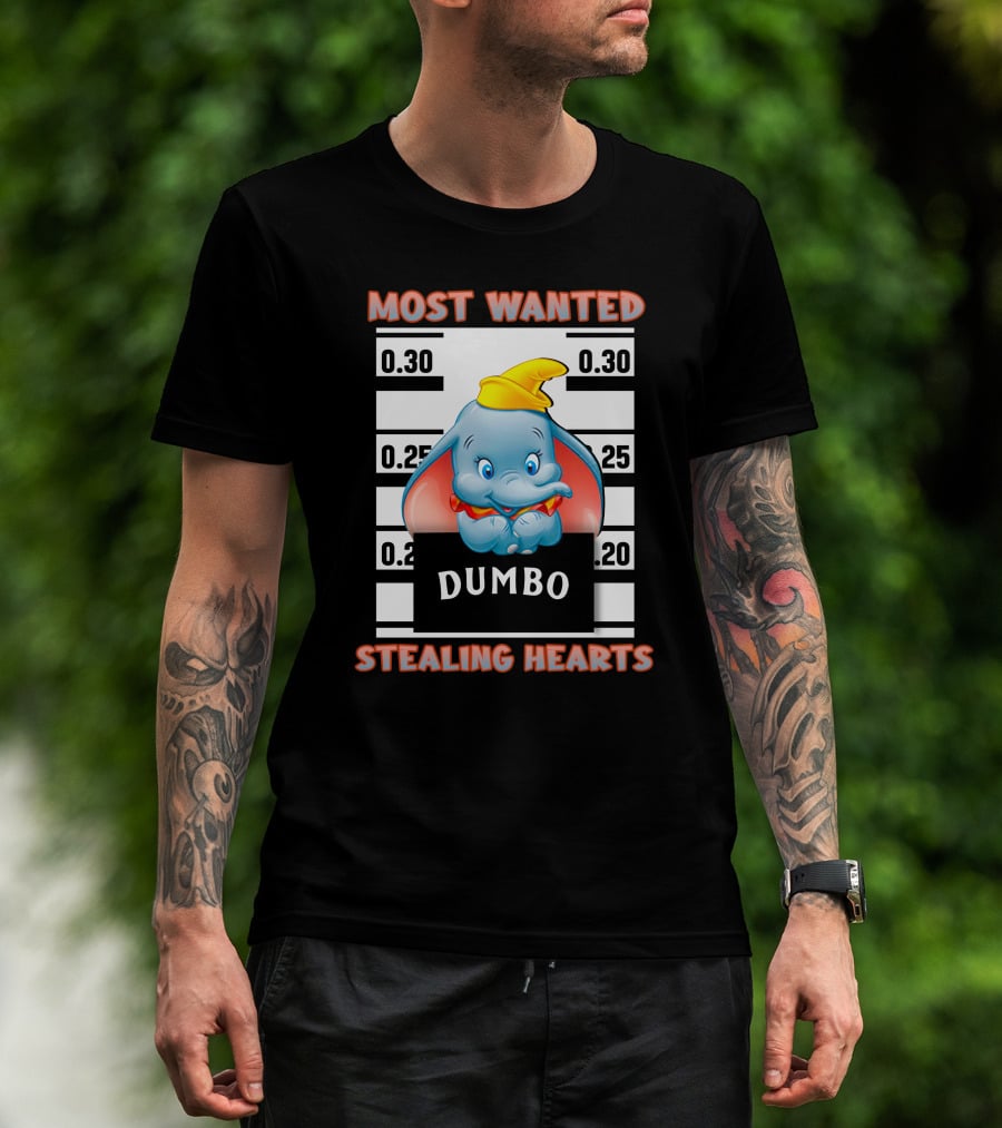Most Wanted Dumbo Stealing Hearts T-Shirt