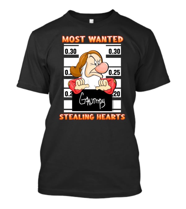Most Wanted Grumpy Stealing Hearts T-Shirt