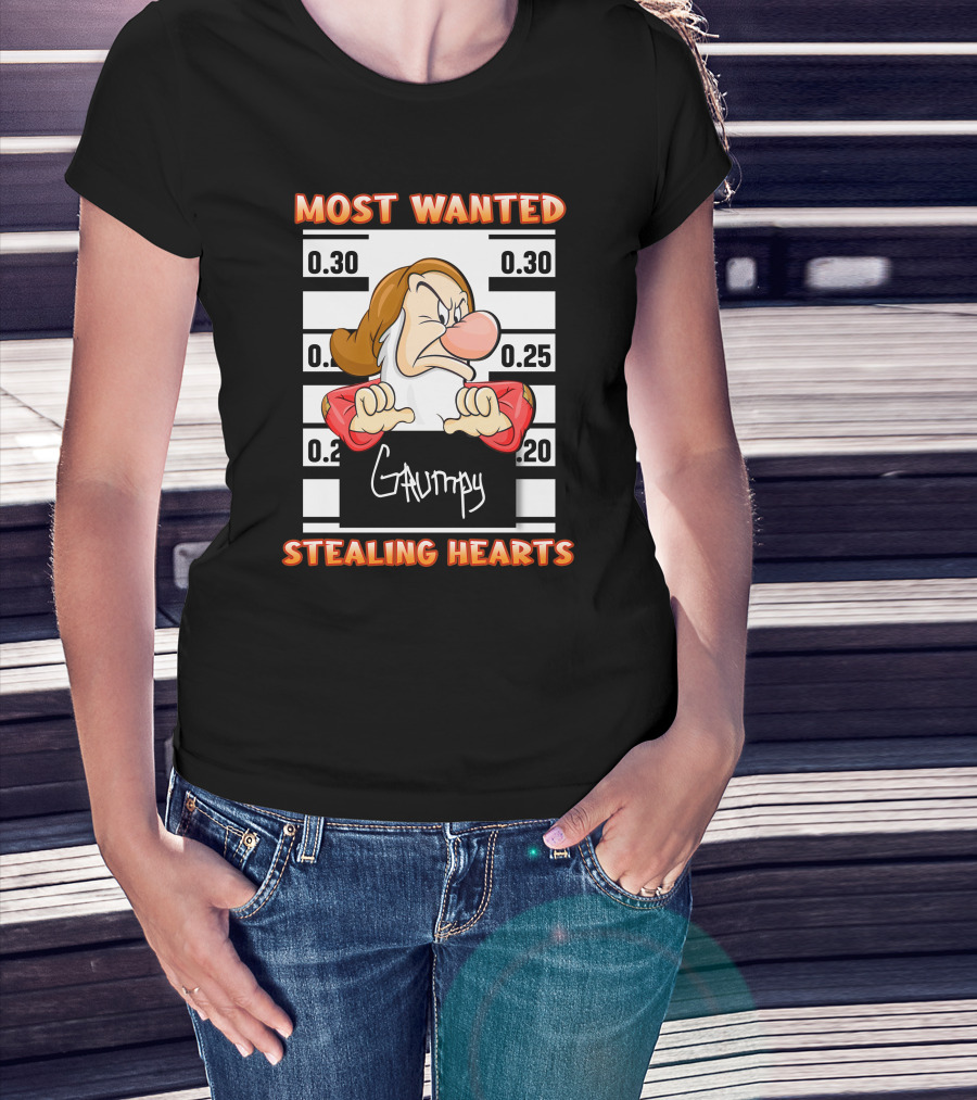 Most Wanted Grumpy Stealing Hearts T-Shirt