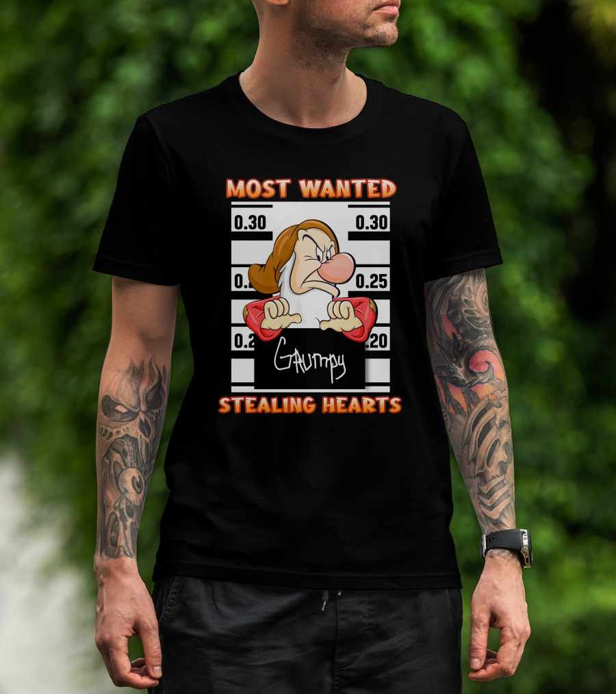 Most Wanted Grumpy Stealing Hearts T-Shirt