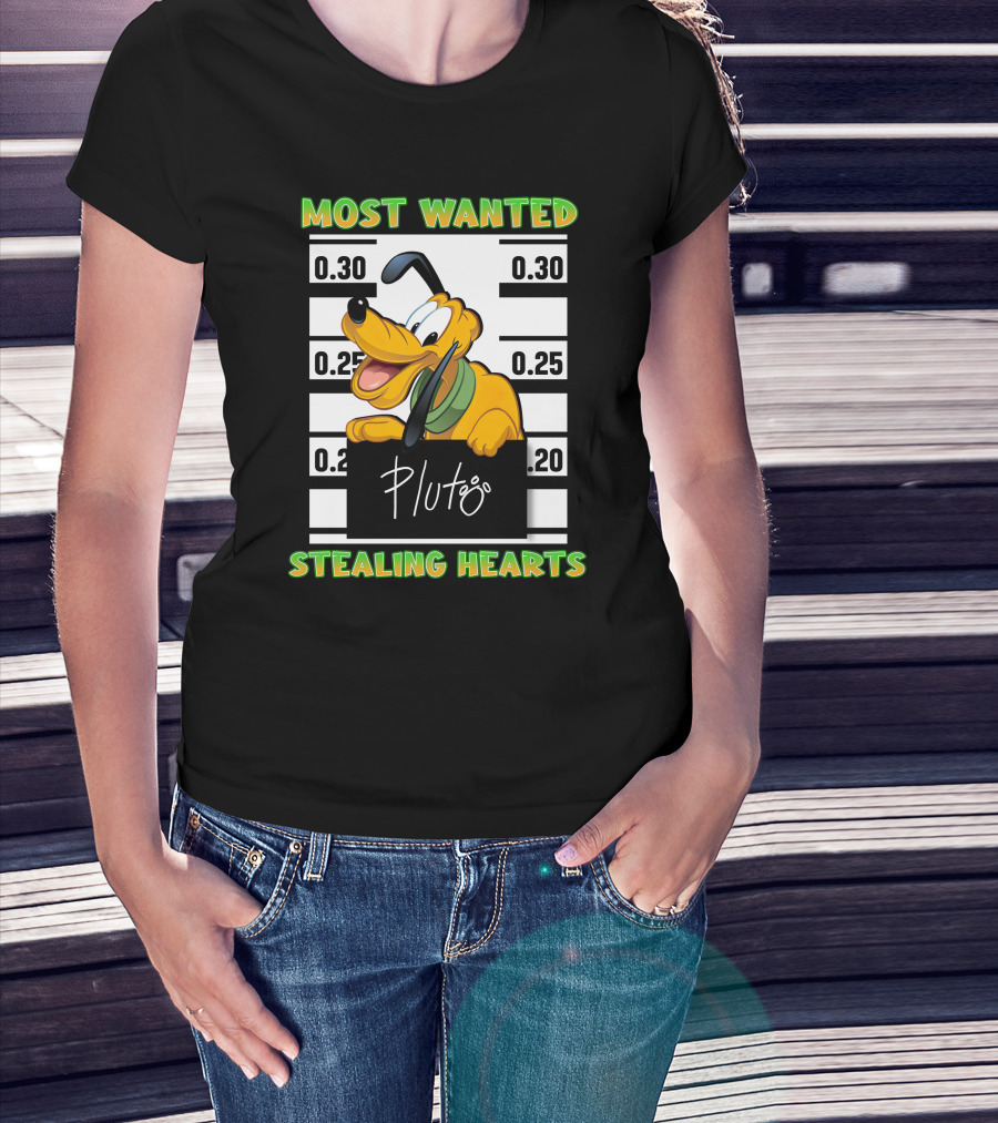Most Wanted Stealing Hearts Pluto T-Shirt