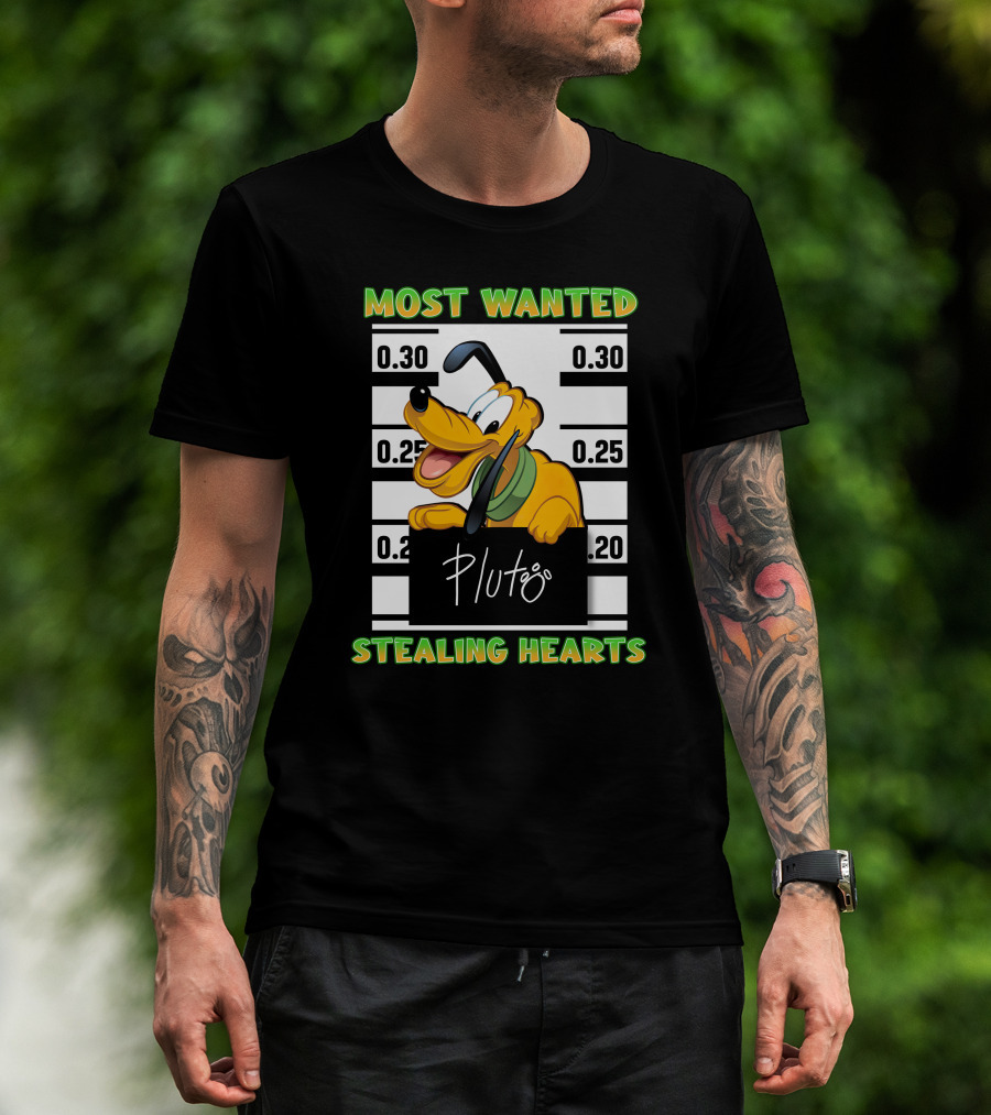 Most Wanted Stealing Hearts Pluto T-Shirt
