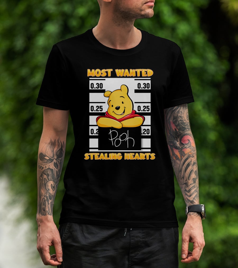 Most Wanted Pooh Stealing Hearts T-Shirt