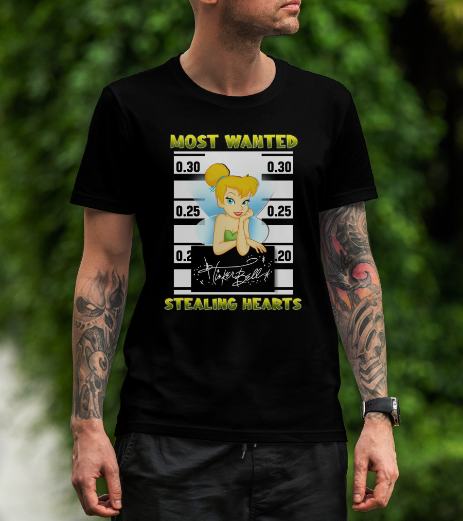 Most Wanted Tinkerbell Stealing Hearts T-Shirt