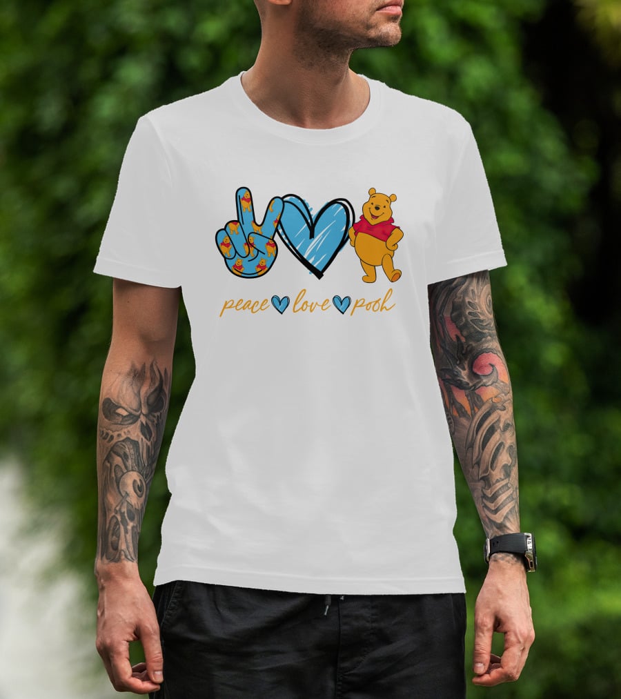 Peace Love Pooh T-Shirt