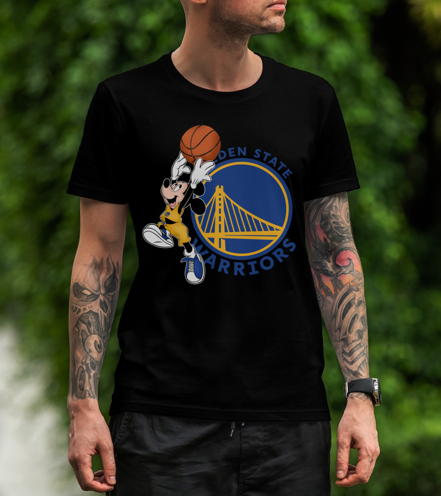Mickey Golden State Warriors Basketball T-Shirt
