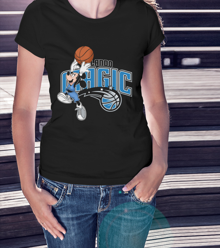 Mickey Orlando Magic Basketball T-Shirt