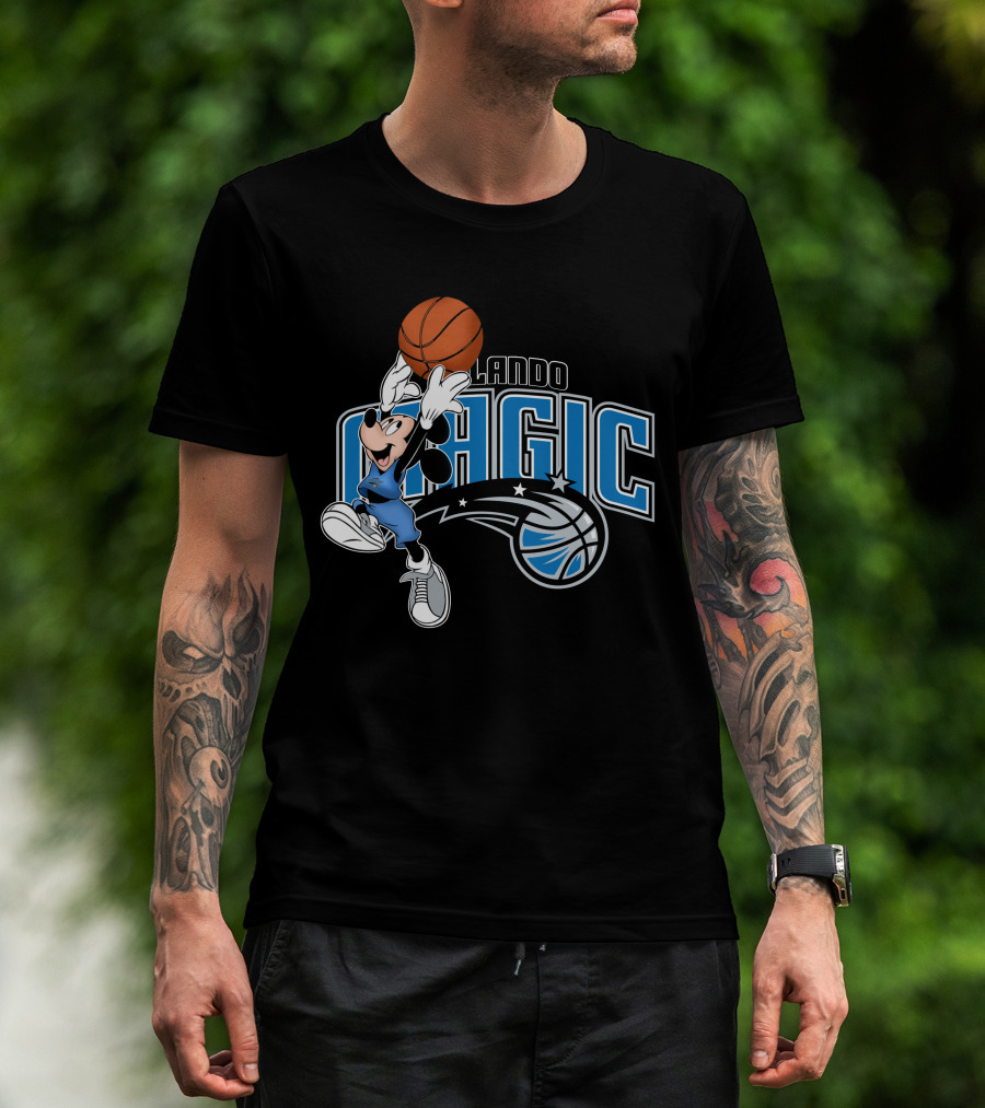 Mickey Orlando Magic Basketball T-Shirt