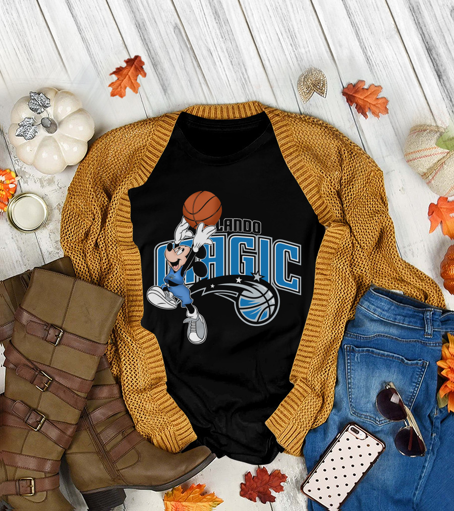 Mickey Orlando Magic Basketball T-Shirt