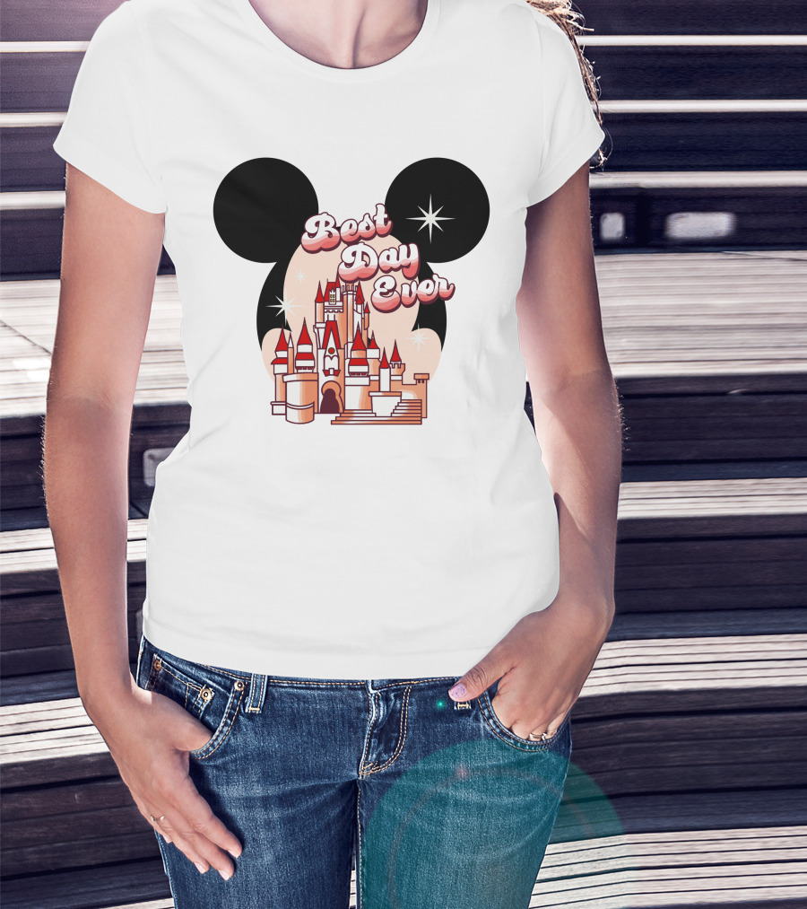 Best Day Ever Mickey Castle T-Shirt