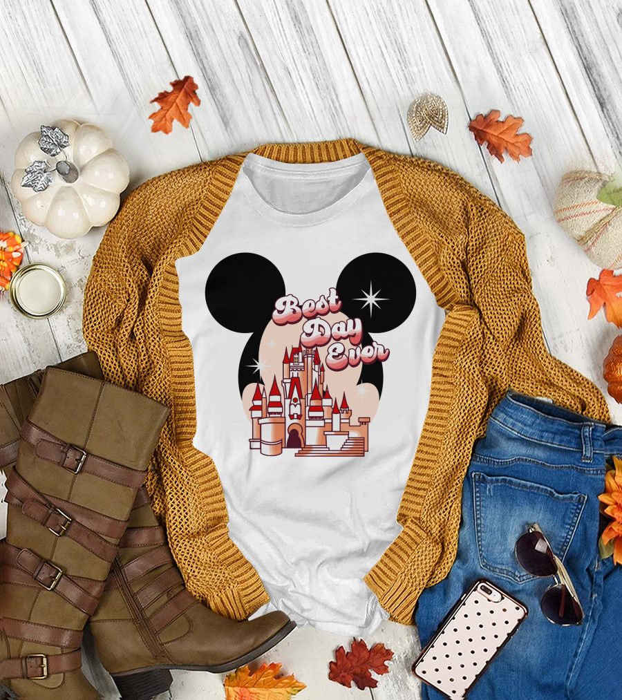 Best Day Ever Mickey Castle T-Shirt