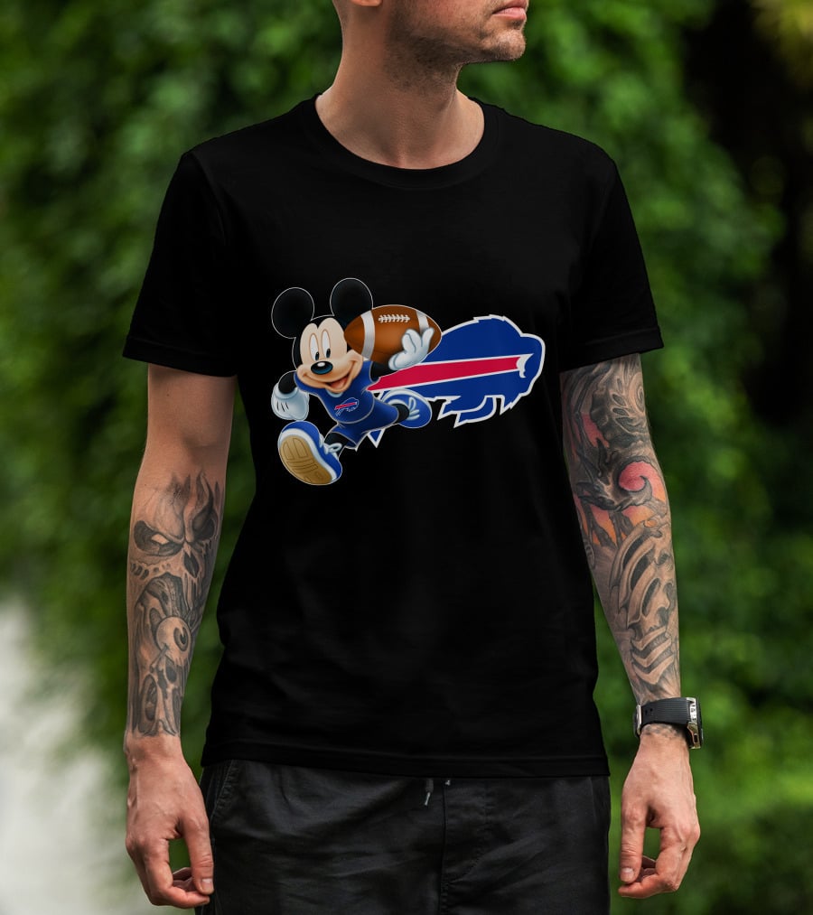 Mickey Mouse Buffalo Bills Football T-Shirt