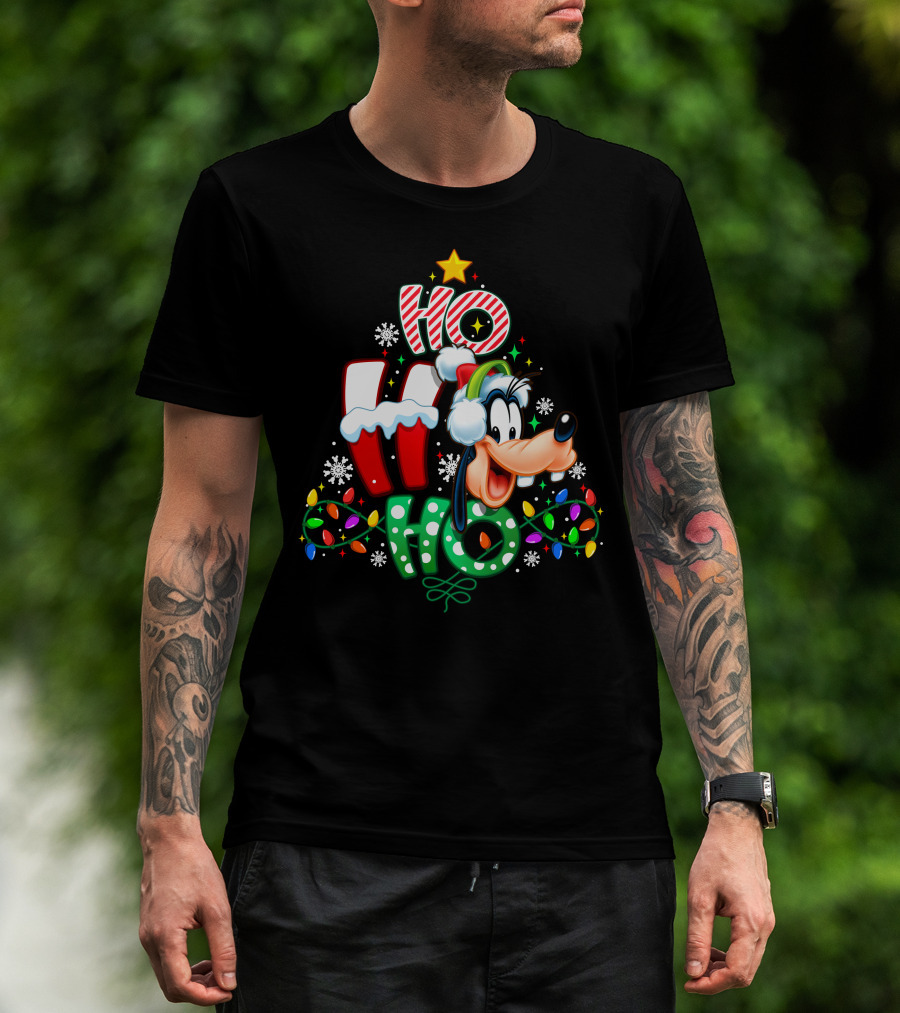 Disney Goofy Christmas Ho Ho Ho T-Shirt