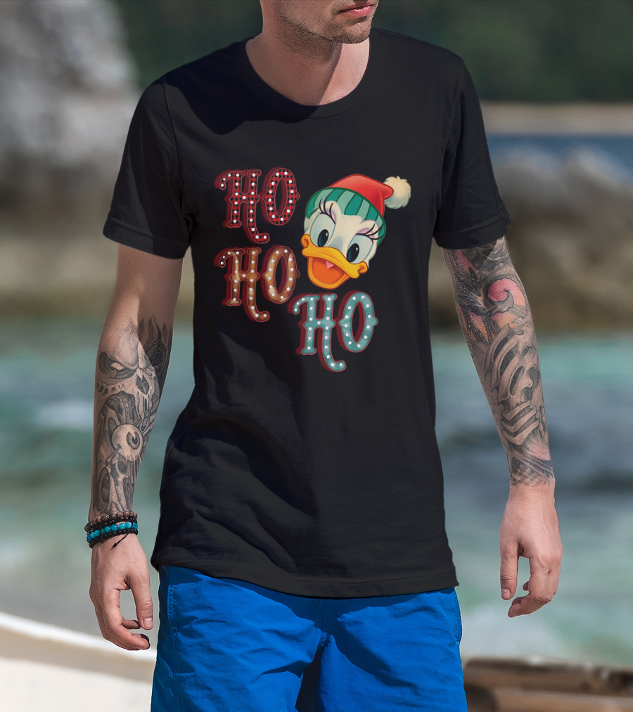 Ho Ho Ho Daisy Holiday Fun T-Shirt