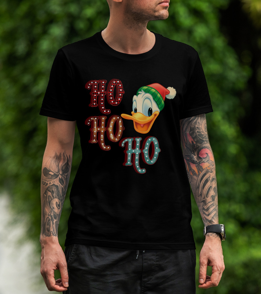 Ho Ho Ho Donald Christmas Hat T-Shirt