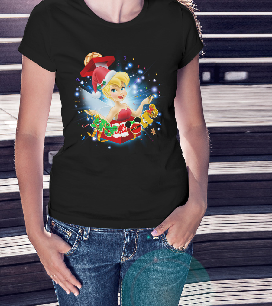 Tinkerbell Christmas Lights Magic T-Shirt