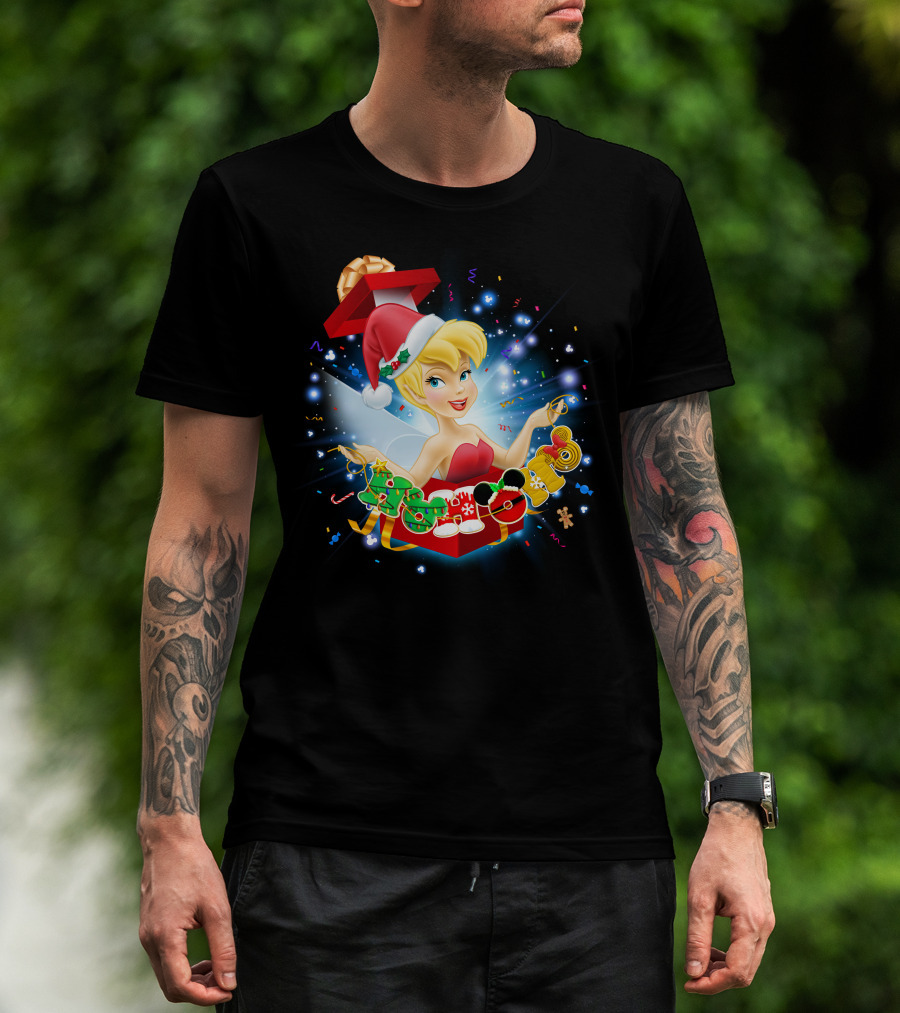 Tinkerbell Christmas Lights Magic T-Shirt