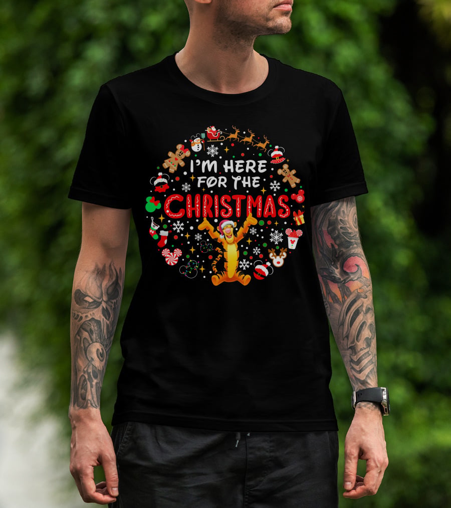 I'm Here For The Christmas Tigger Disney Holiday Celebration T-Shirt