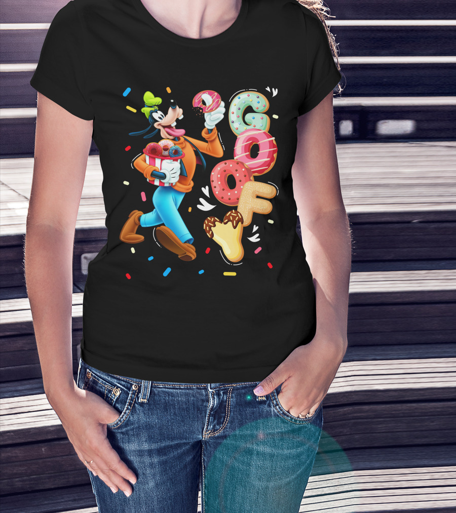 Goofy Donuts Ice Cream Sprinkles Celebration T-Shirt