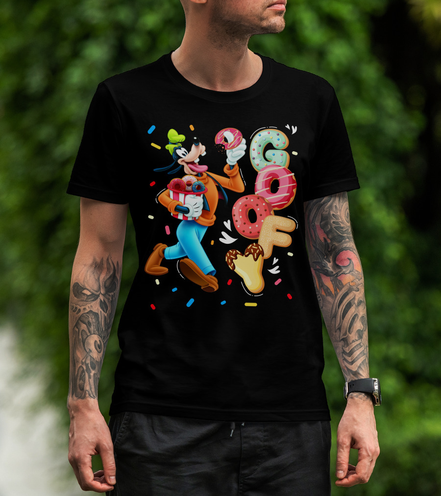 Goofy Donuts Ice Cream Sprinkles Celebration T-Shirt