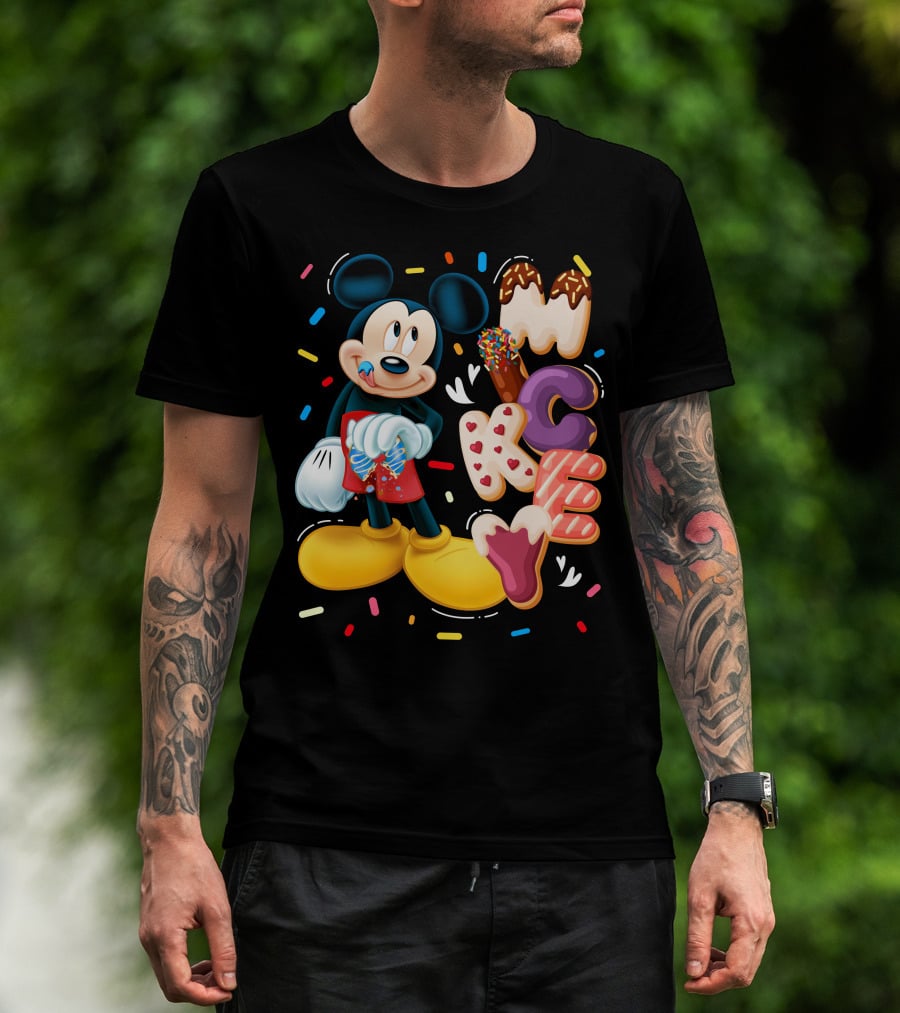 Mickey Mouse Donut Sprinkles T-Shirt