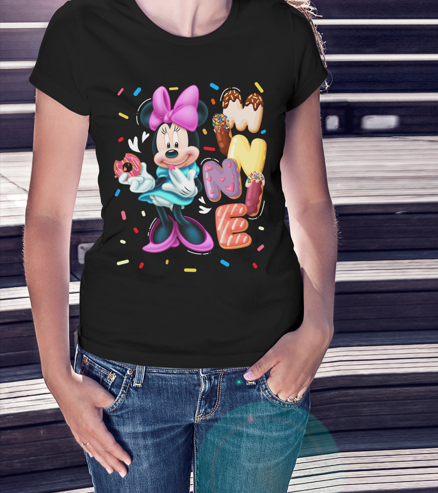 Minnie Donut And Sprinkles Theme T-Shirt