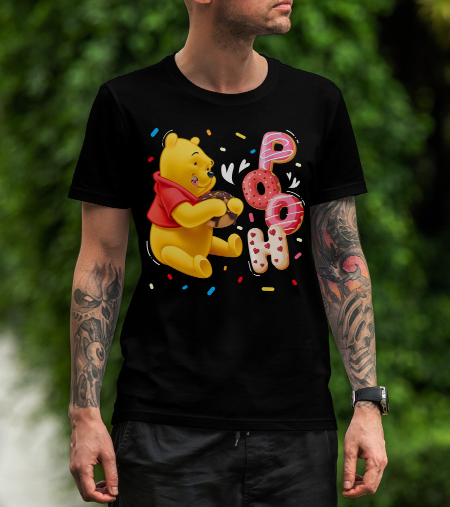 Pooh Donut Delight With Sprinkles T-Shirt
