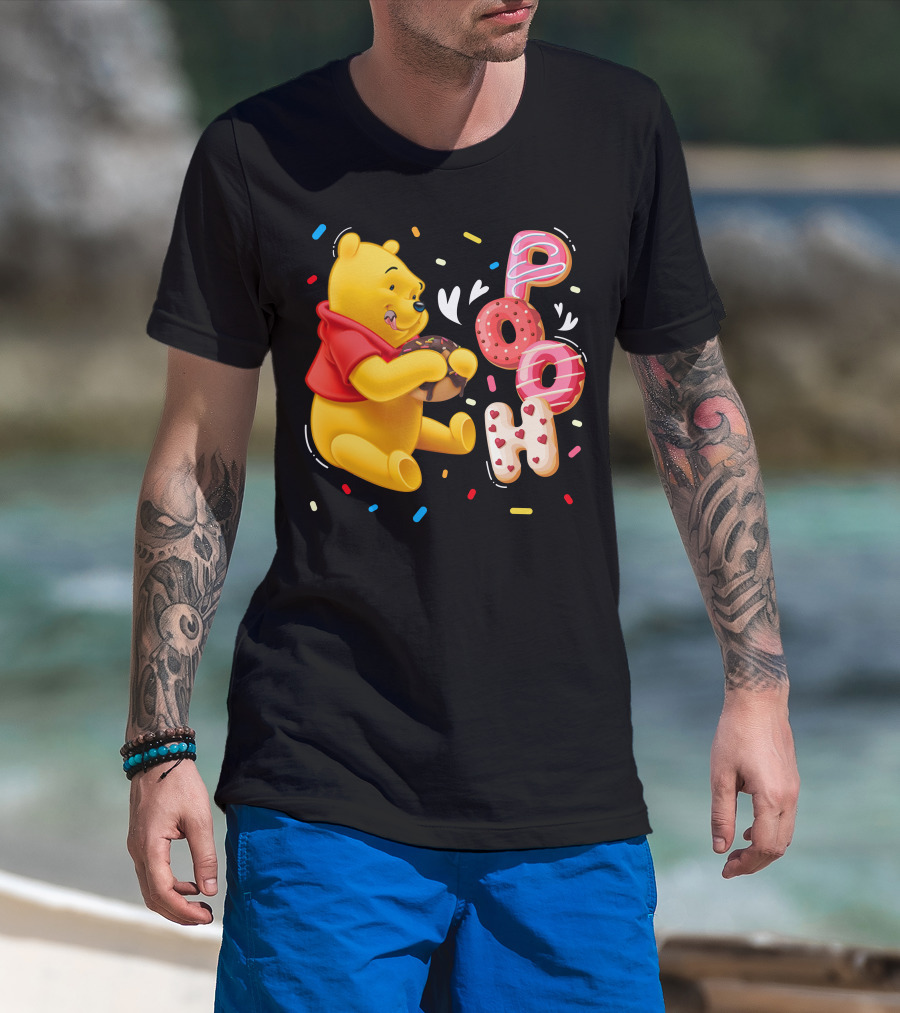 Pooh Donut Delight With Sprinkles T-Shirt