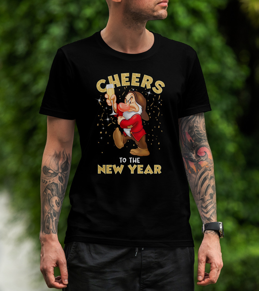 Cheers To The New Year Gr Champagne T-Shirt