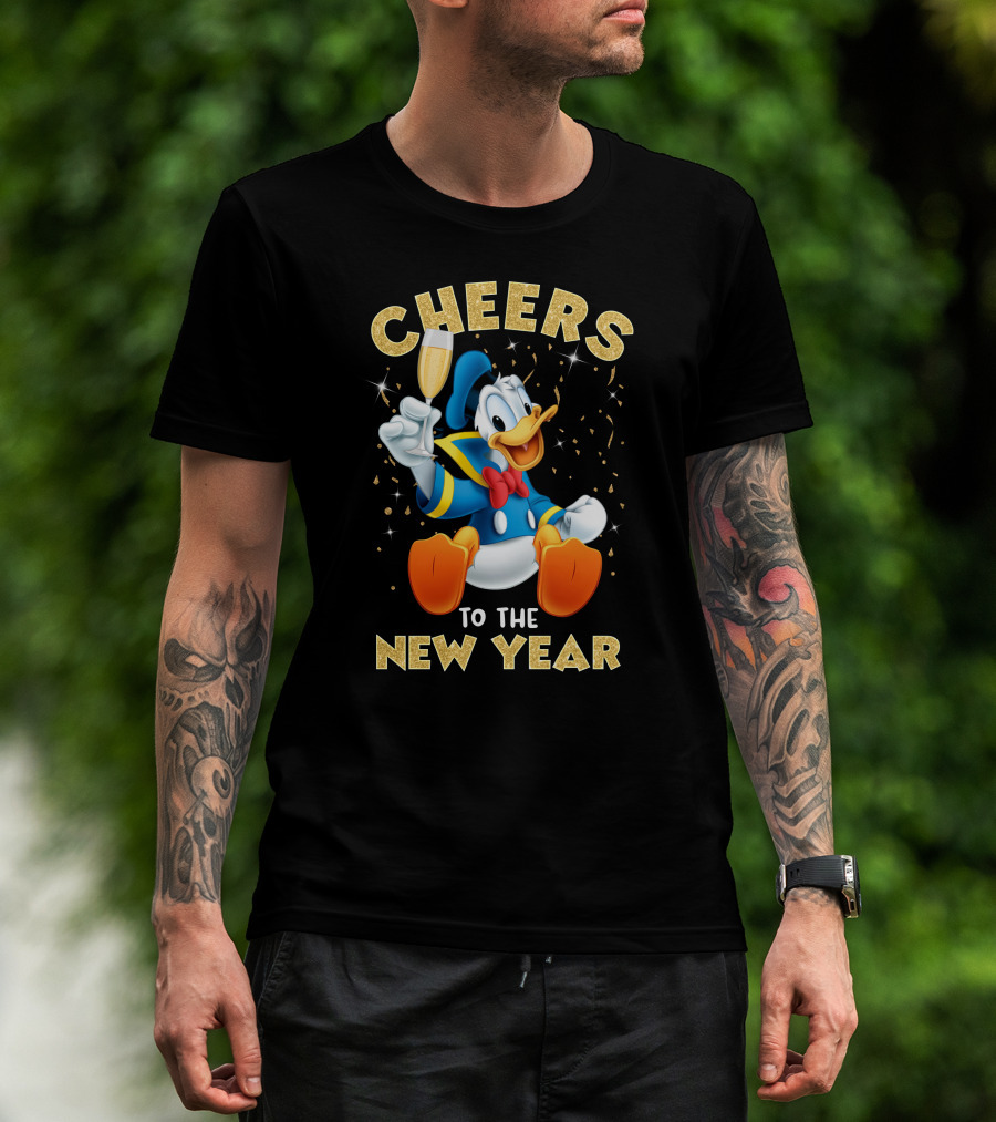 Cheers To The New Year Dn Champagne T-Shirt