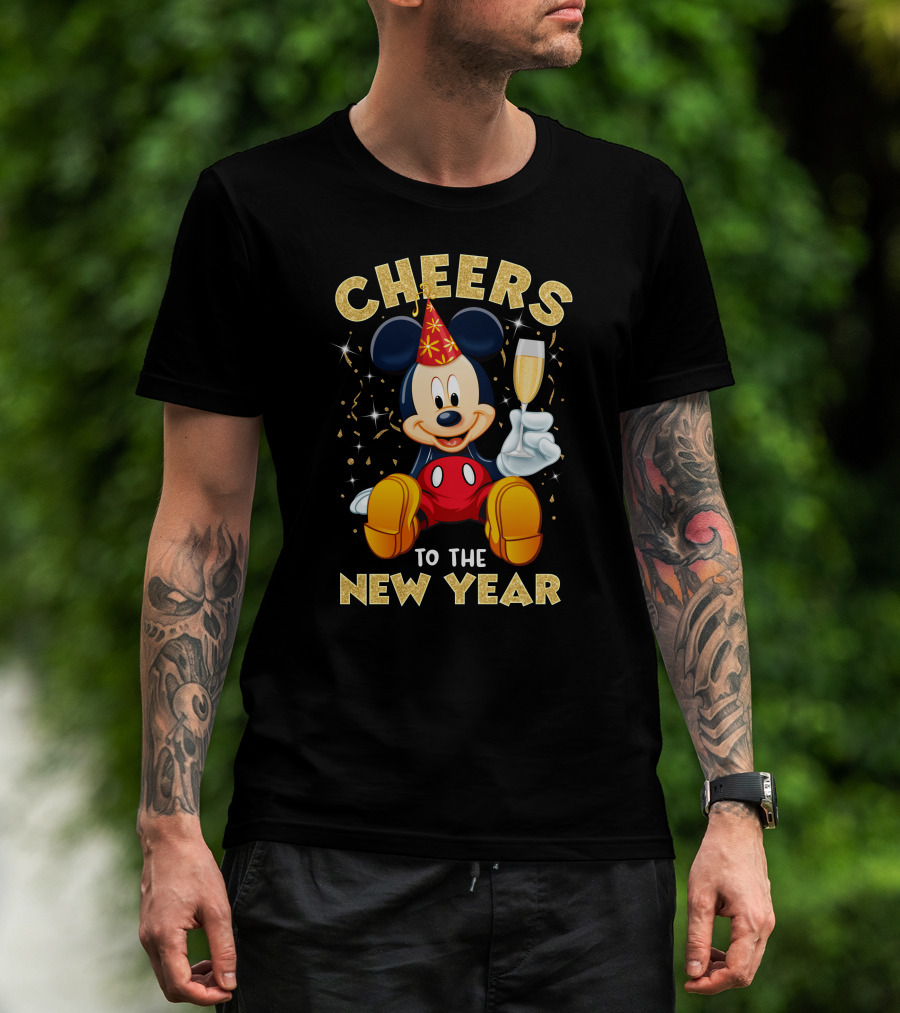Cheers To The New Year Mk Champagne T-Shirt