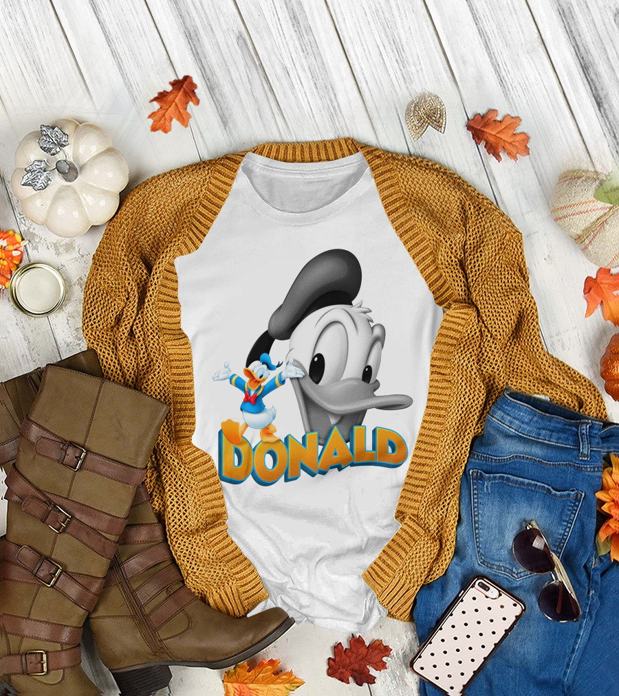 Donald Duck Classic Animation Character T-Shirt