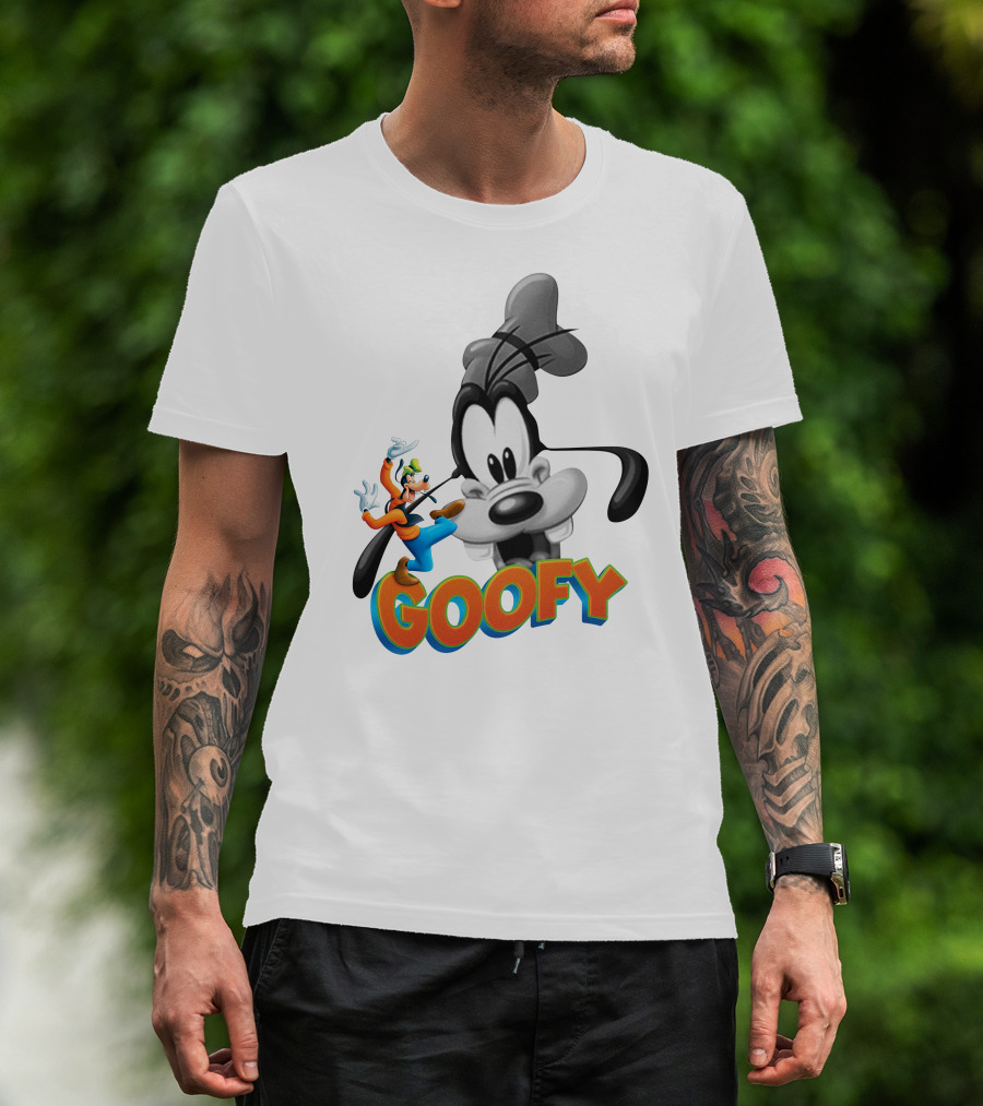 Goofy Disney Character With Classic Animation Style T-Shirt