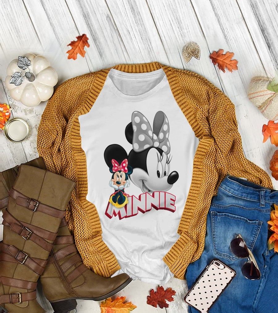 Minnie Mouse Large Polka Dot Bow T-Shirt