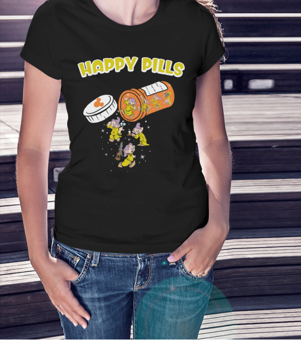 HAPPY PILLS Dopey Dwarf Animation T-Shirt
