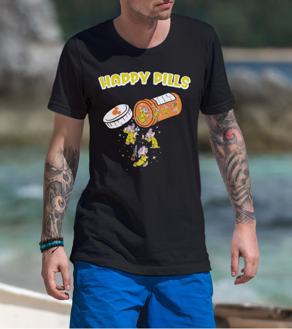 HAPPY PILLS Dopey Dwarf Animation T-Shirt