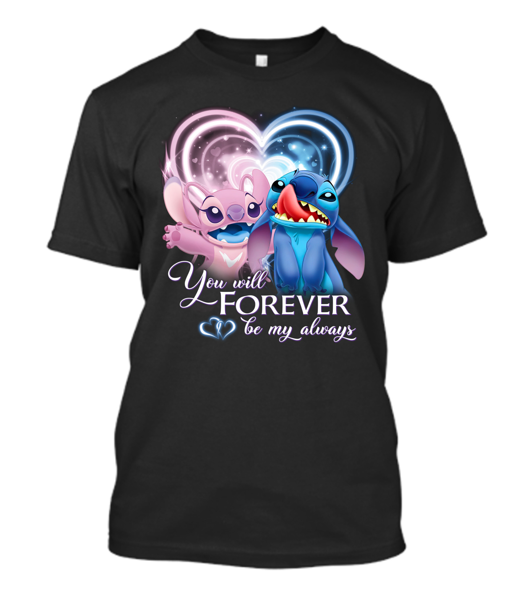 Stitch & Angel You Will Forever Be My Always T-Shirt