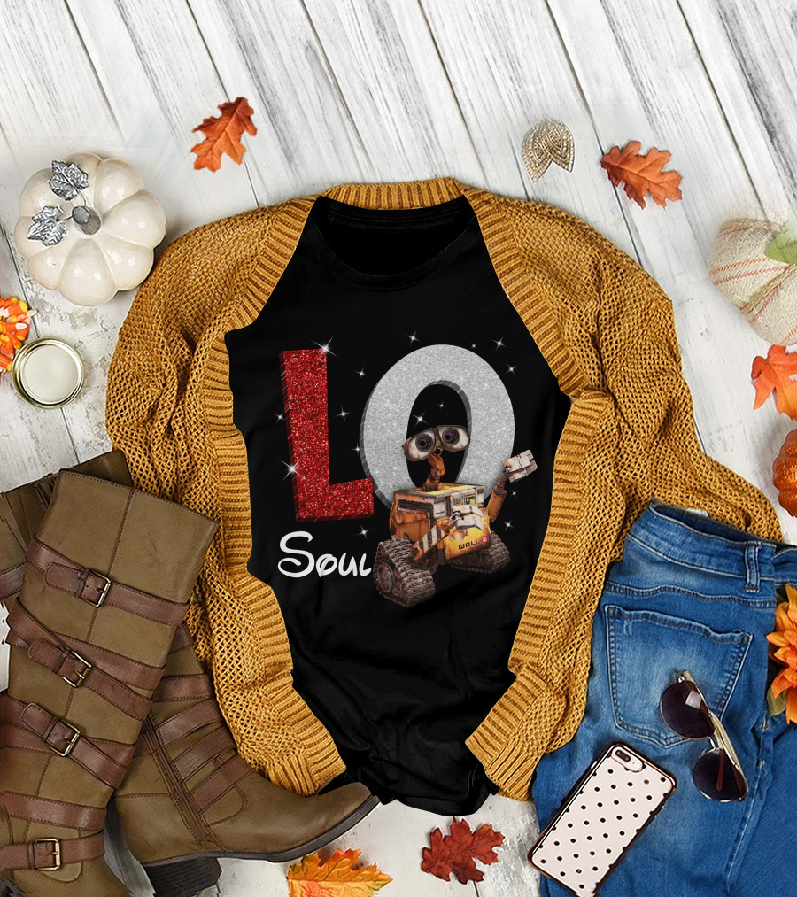 Love Soul Wall-E Pixar Movie Fan T-Shirt