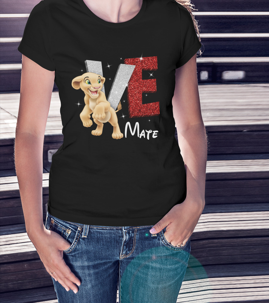 Nala Love Mate Lion Cub Sparkle T-Shirt