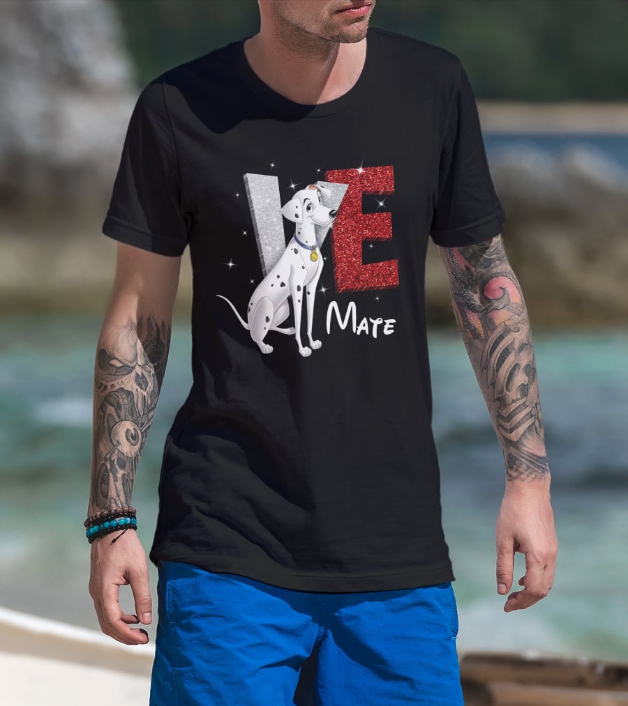 Perdita Love Mate Dalmatian Sparkle T-Shirt