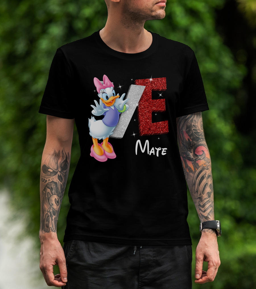 Daisy Duck Love Mate Sparkling Style T-Shirt