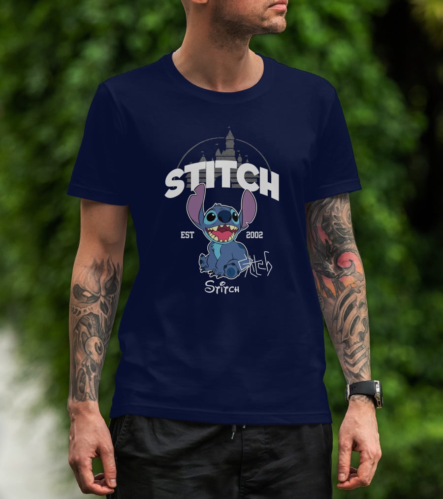 Stitch Est 2002 Disney Castle T-Shirt
