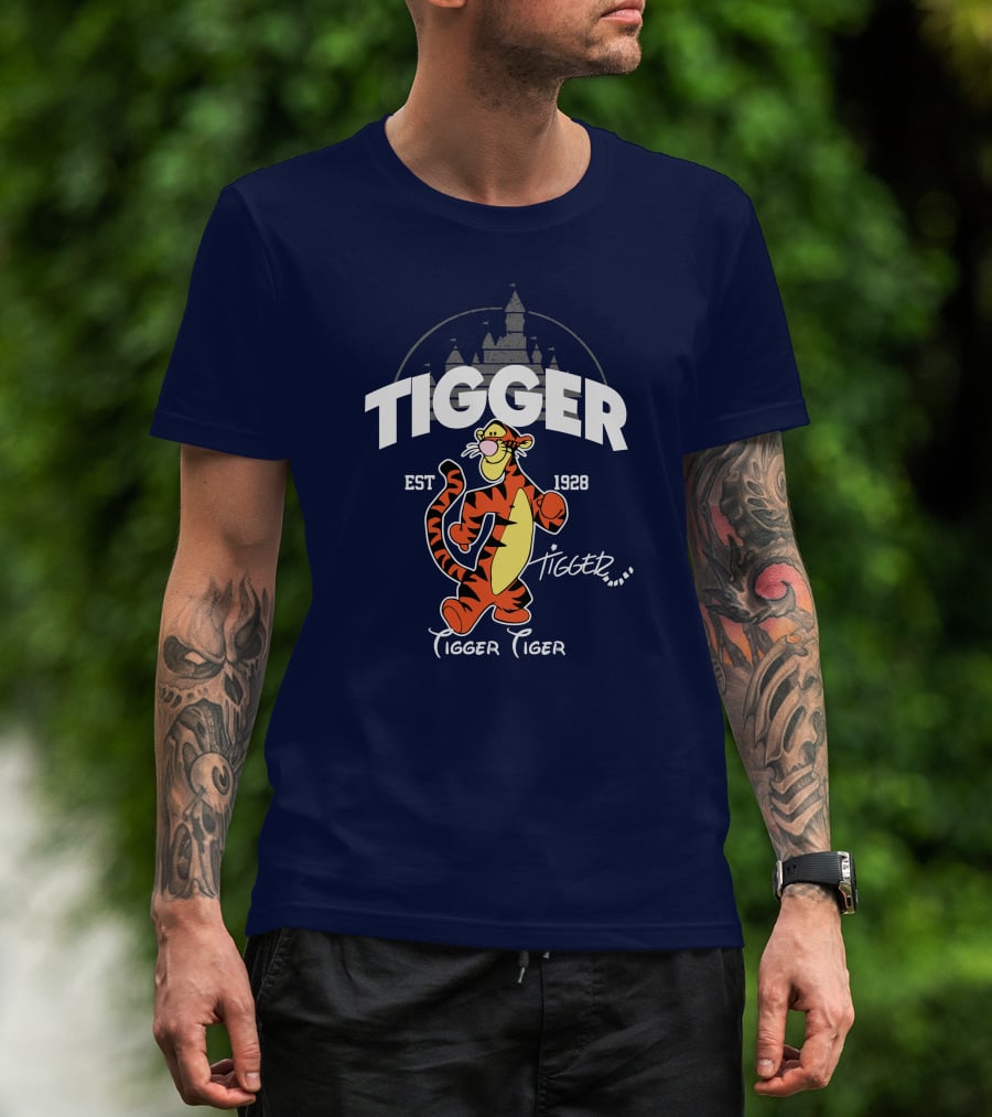 Tigger Tiger Castle Est 1928 T-Shirt