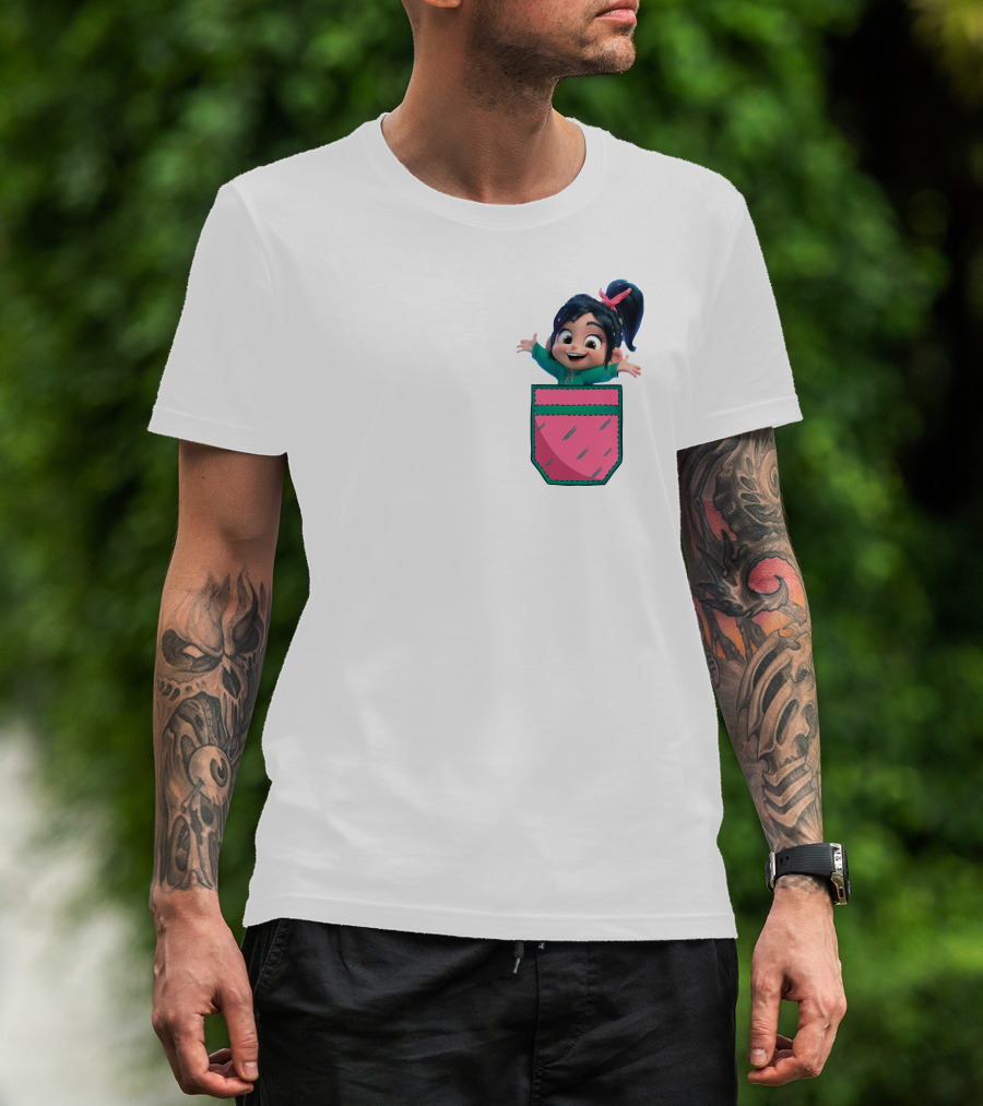 Vanellope Von Schweetz Pocket Character T-Shirt