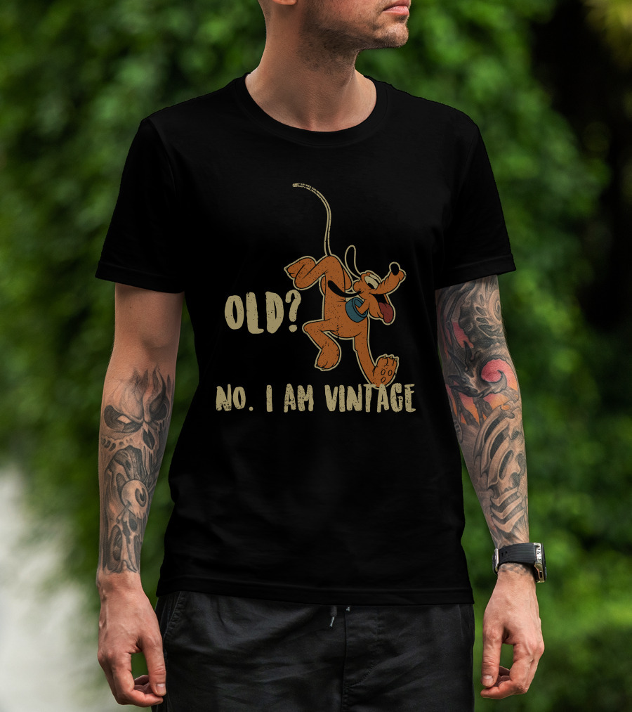 Pluto Old? No I Am Vintage T-Shirt