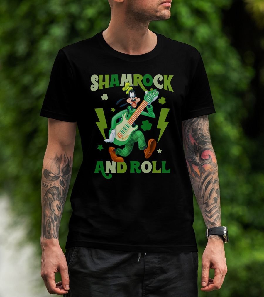 Shamrock And Roll Goofy T-Shirt
