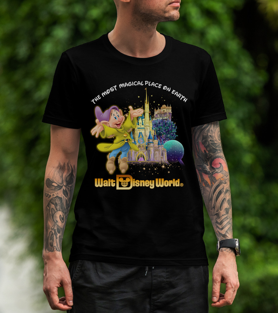 Dopey The Most Magical Place On Earth Walt Disney World T-Shirt
